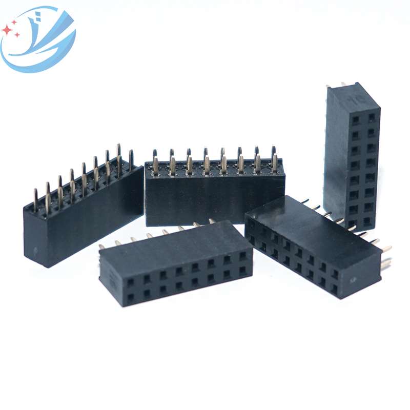 2.54 পিচ 2 সারি মহিলা পিন হেডার সংযোগকারী