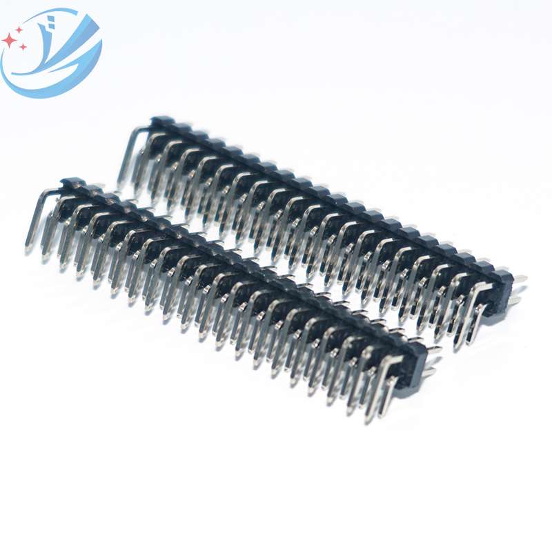 2.54mm সমকোণ ডবল সারি DIP 40pin সংযোগকারী
